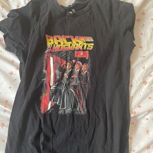 Back to the future / harry potter baby tee